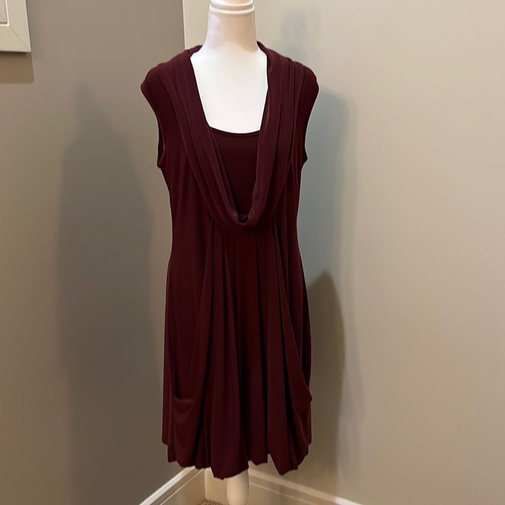 Bali Plum Colored Sleeveless Party Dress